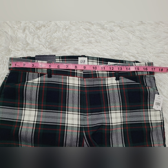 NWT Gap Plaid  Signature Skinny Ankle Pants Size 14 - Picture 4 of 9